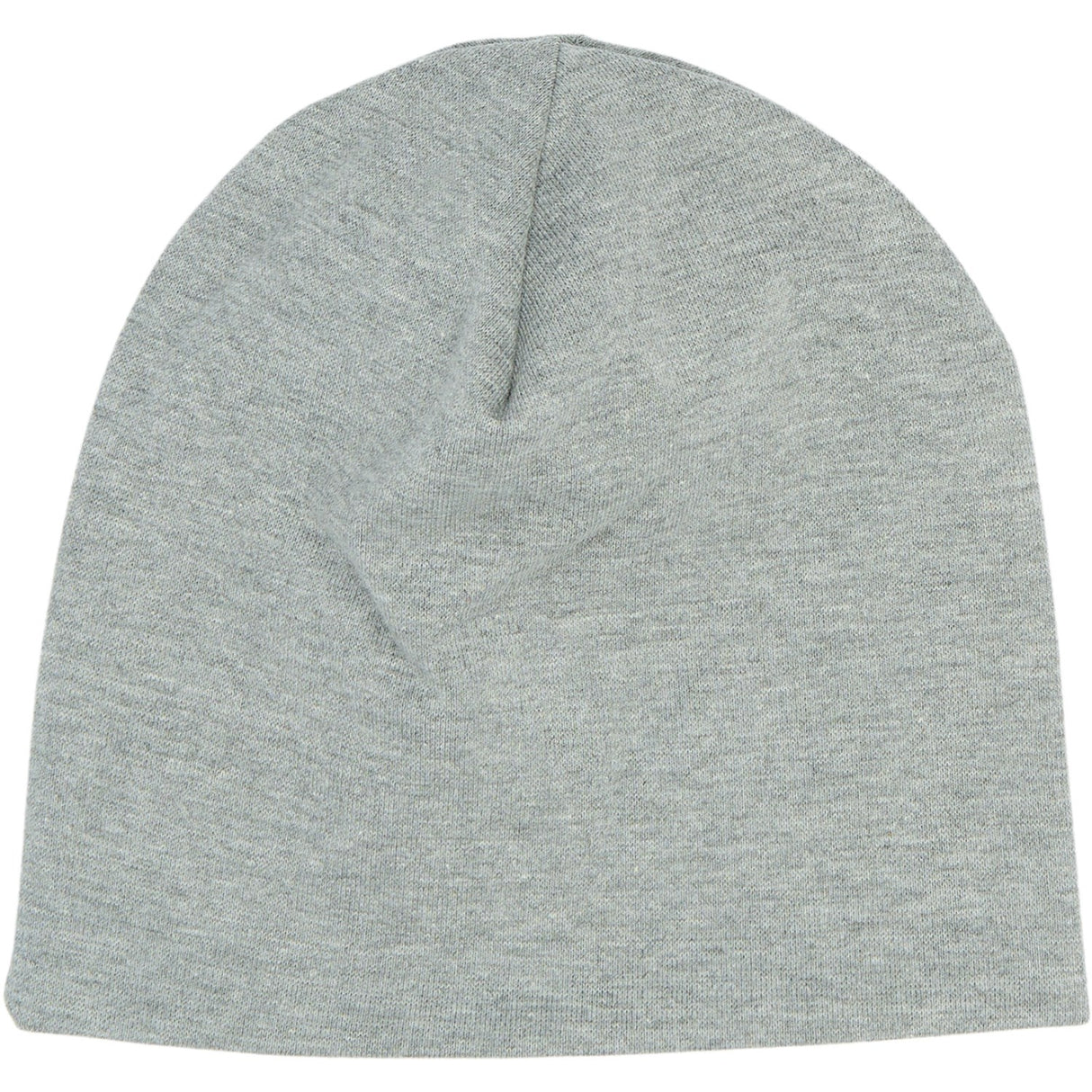 Mikk-Line Light Grey Melange Bomull Mössa - Solid