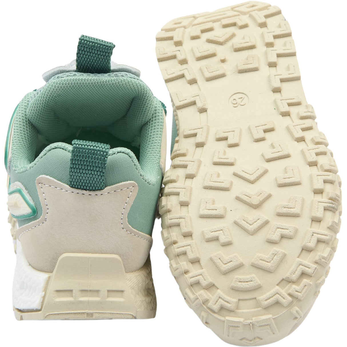 Mikk-Line Green Milieu Sneakers Med Spin