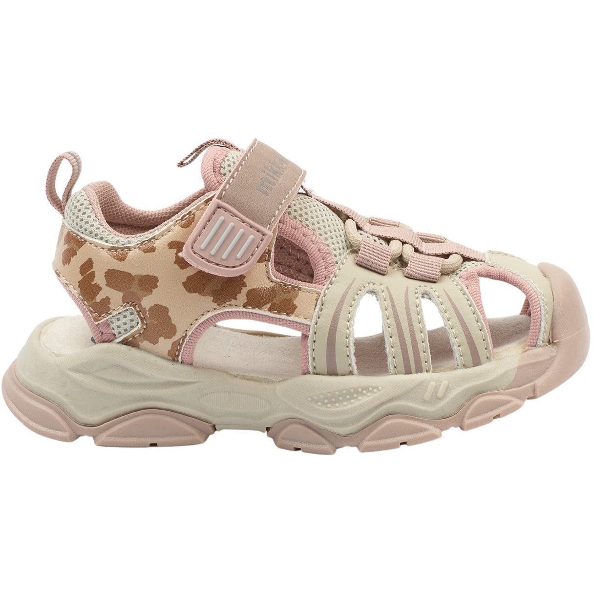 Mikk-Line Cinder Sandal Mesh Med Kardborreband