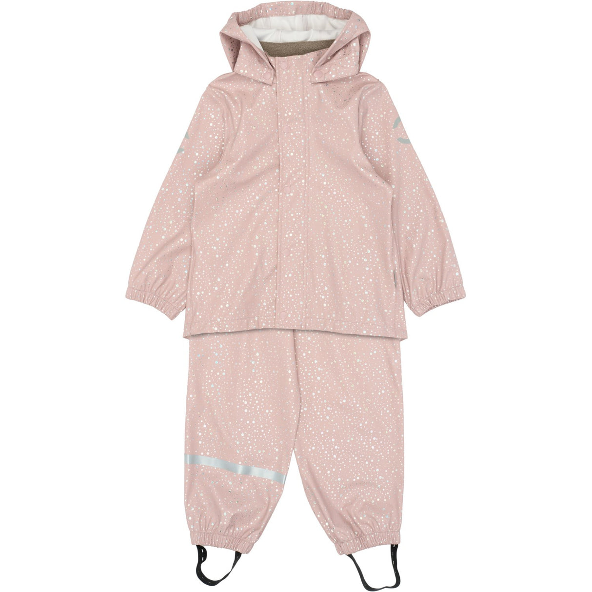 Mikk-Line Adobe Rose Pu Glitter Rain Sett