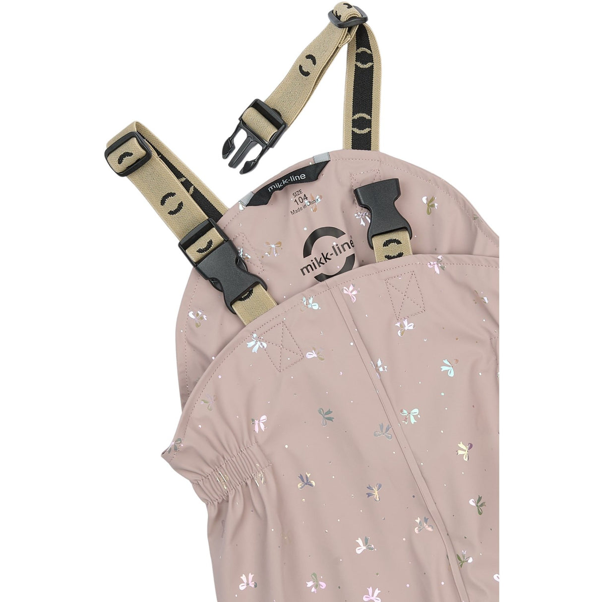 Mikk-Line Bow Foil AOP Pu Glitter Rain Sett