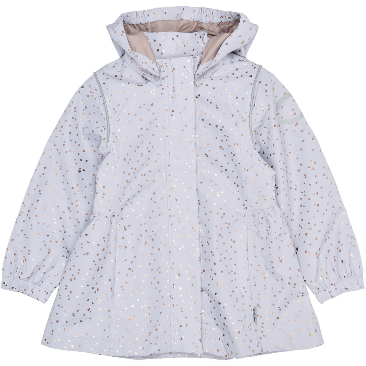 Mikk-Line Heart Sprinkle Foil AOP Shell Sett