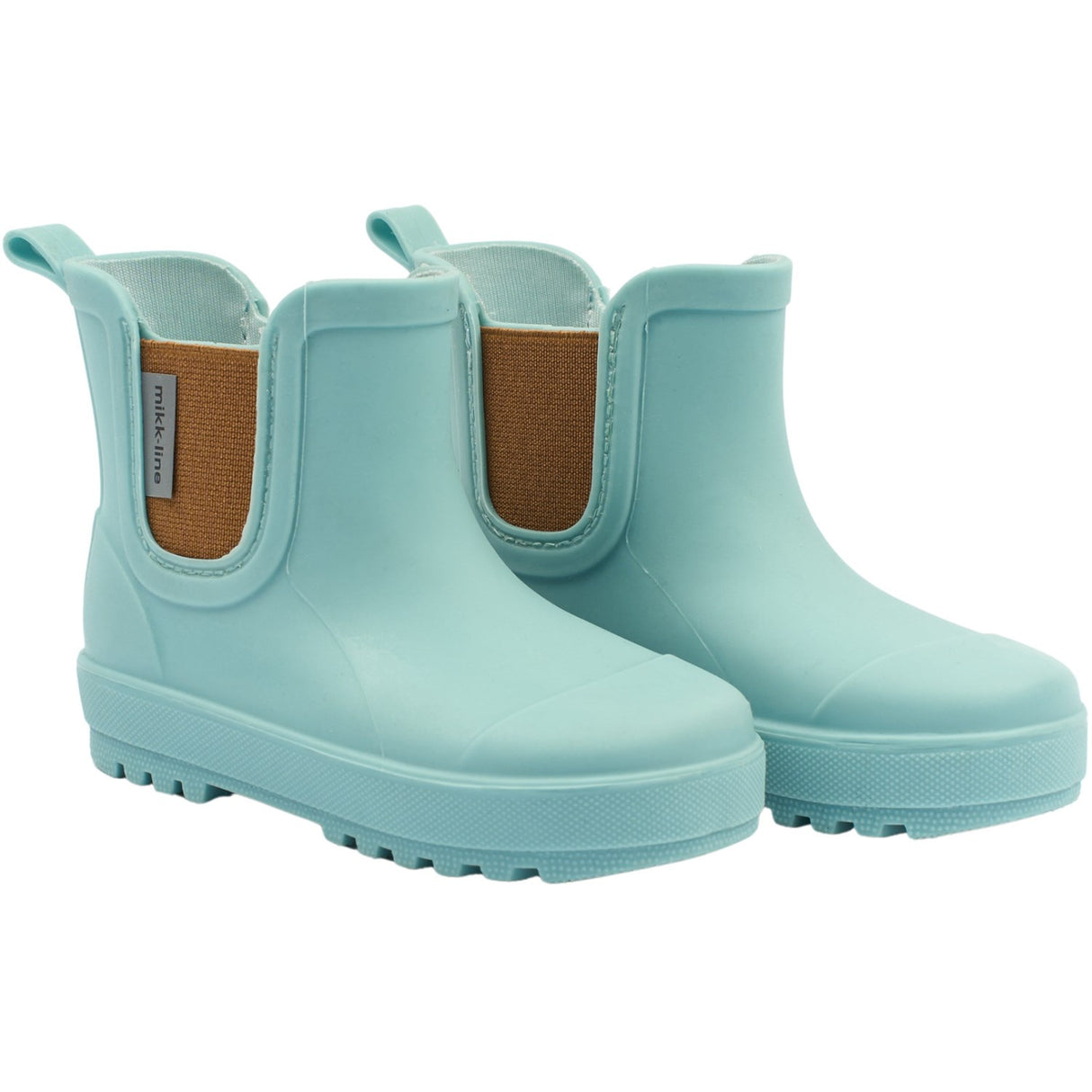 Mikk-Line Stone Blue Gummistövlar Kort Tpr