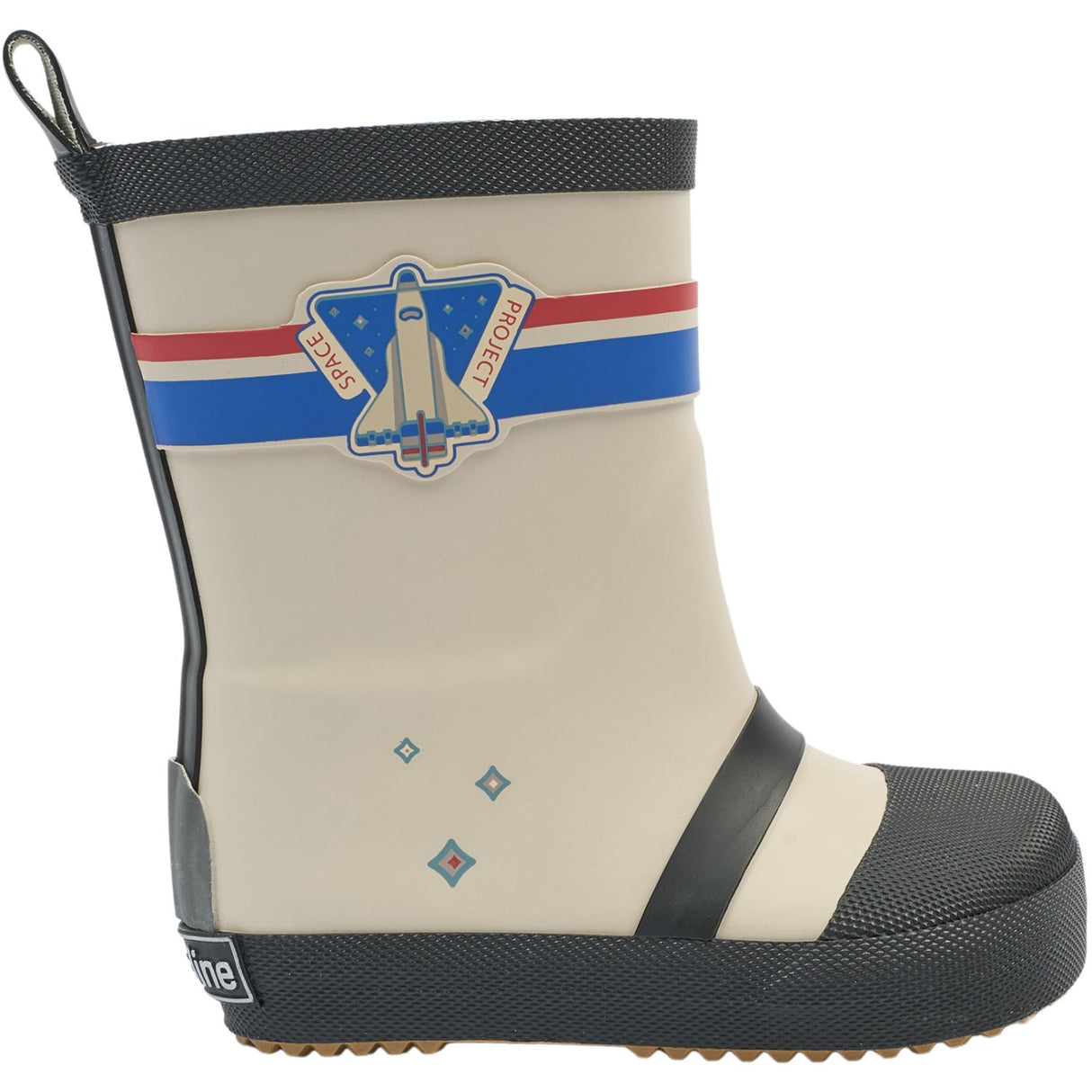 Mikk-Line Oyster Gray Gummistövlar Astronaut Barefoot