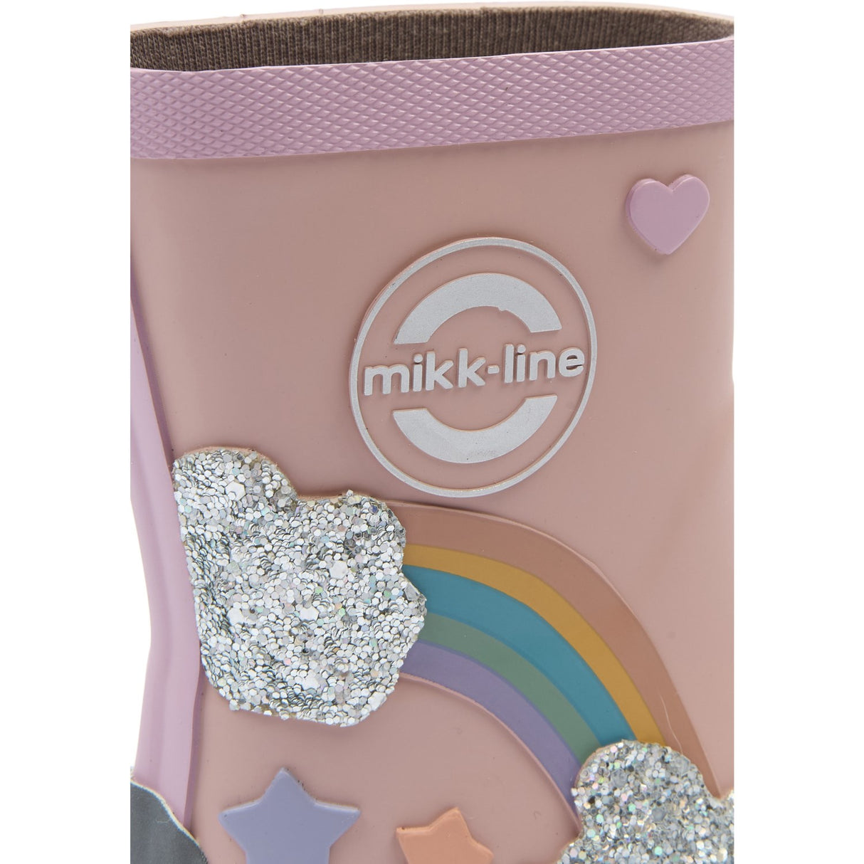 Mikk-Line Adobe Rose Gummistövlar Rainbow Patch Barefoot
