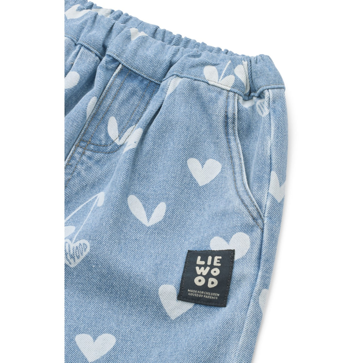LIEWOOD Sweethearts / Light Blue Denim Borris Printed Denim Byxor