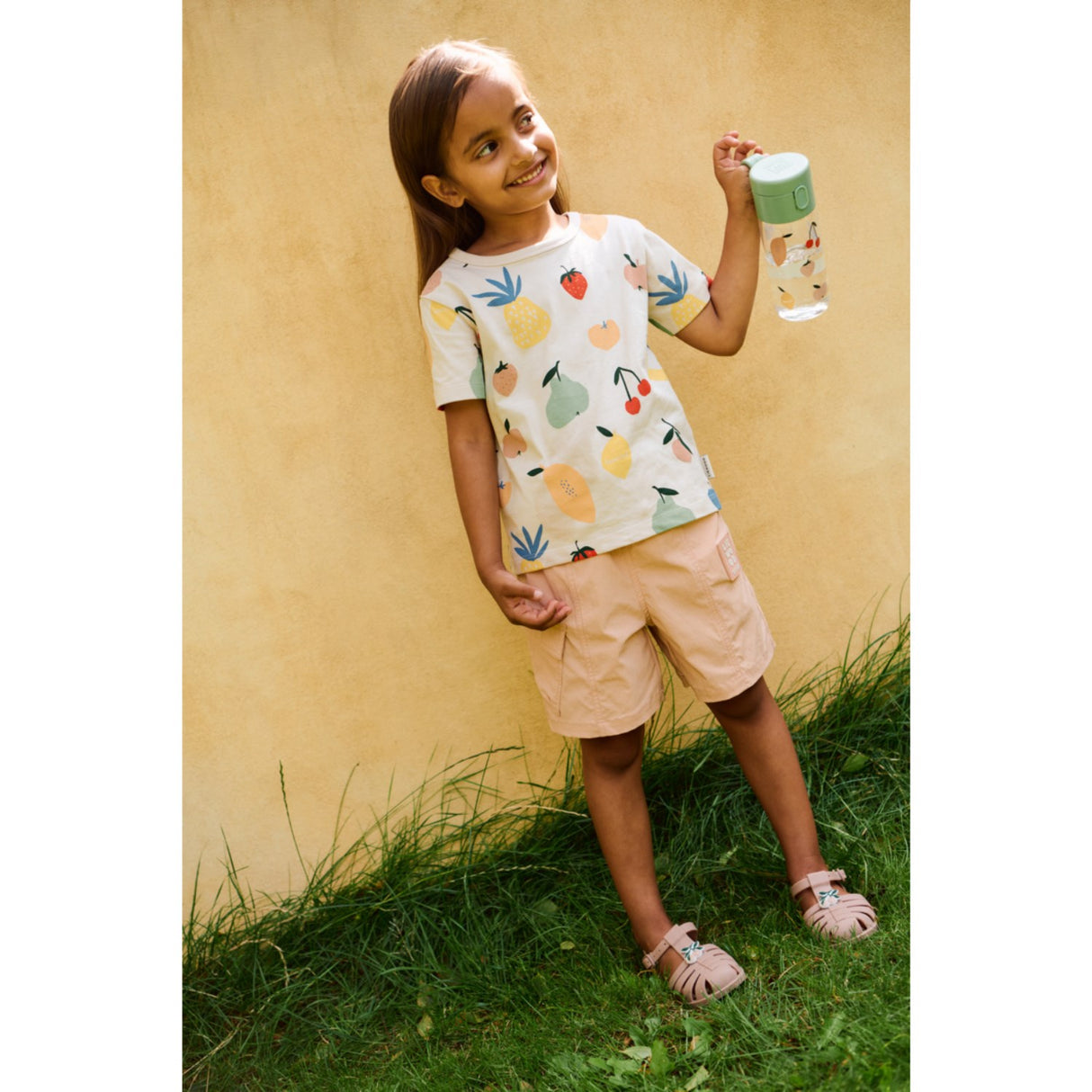 LIEWOOD Peach / Dark Rose Bre Sandaler Med Charms