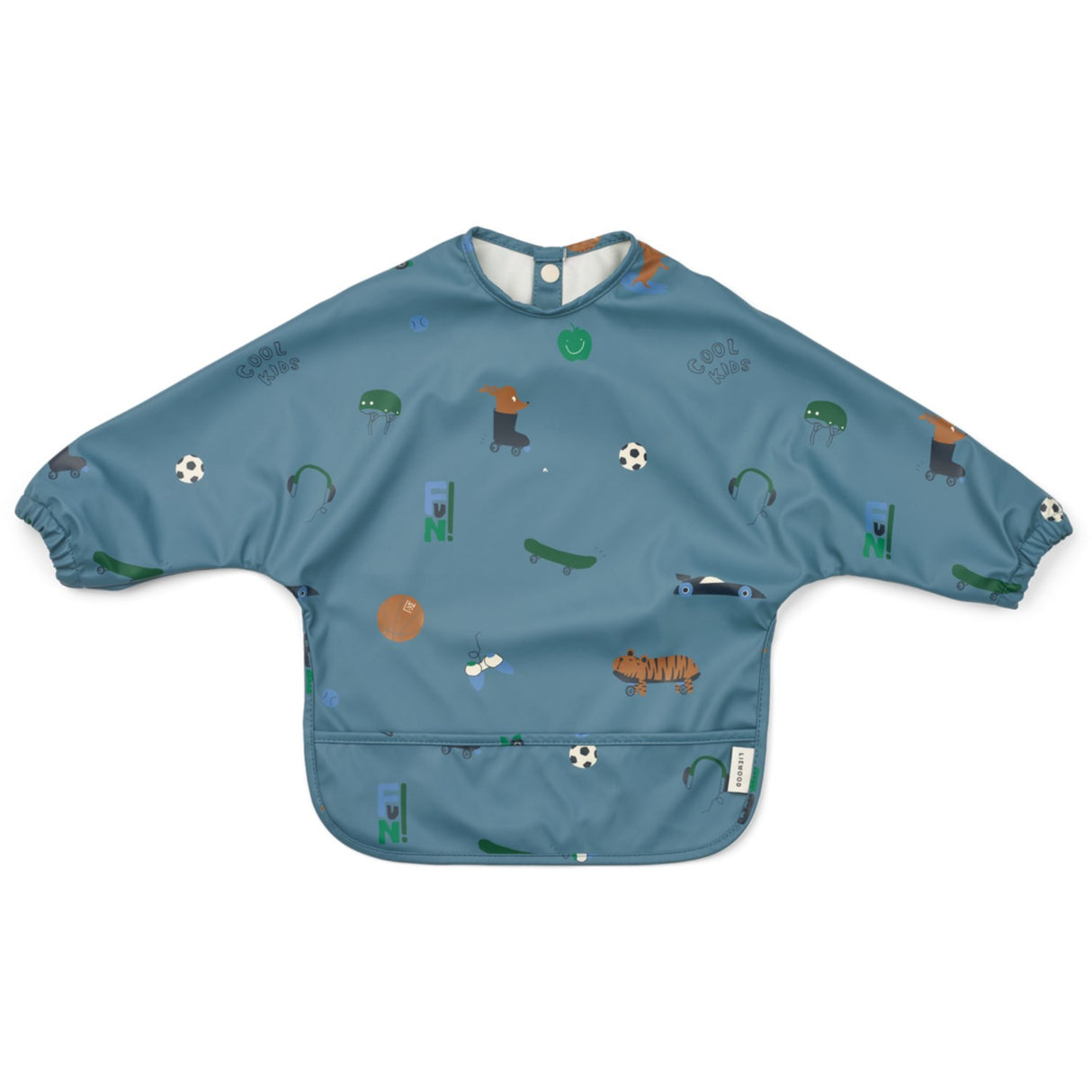 LIEWOOD Fun / Beach Blue Merle Printed Cape Haklapp