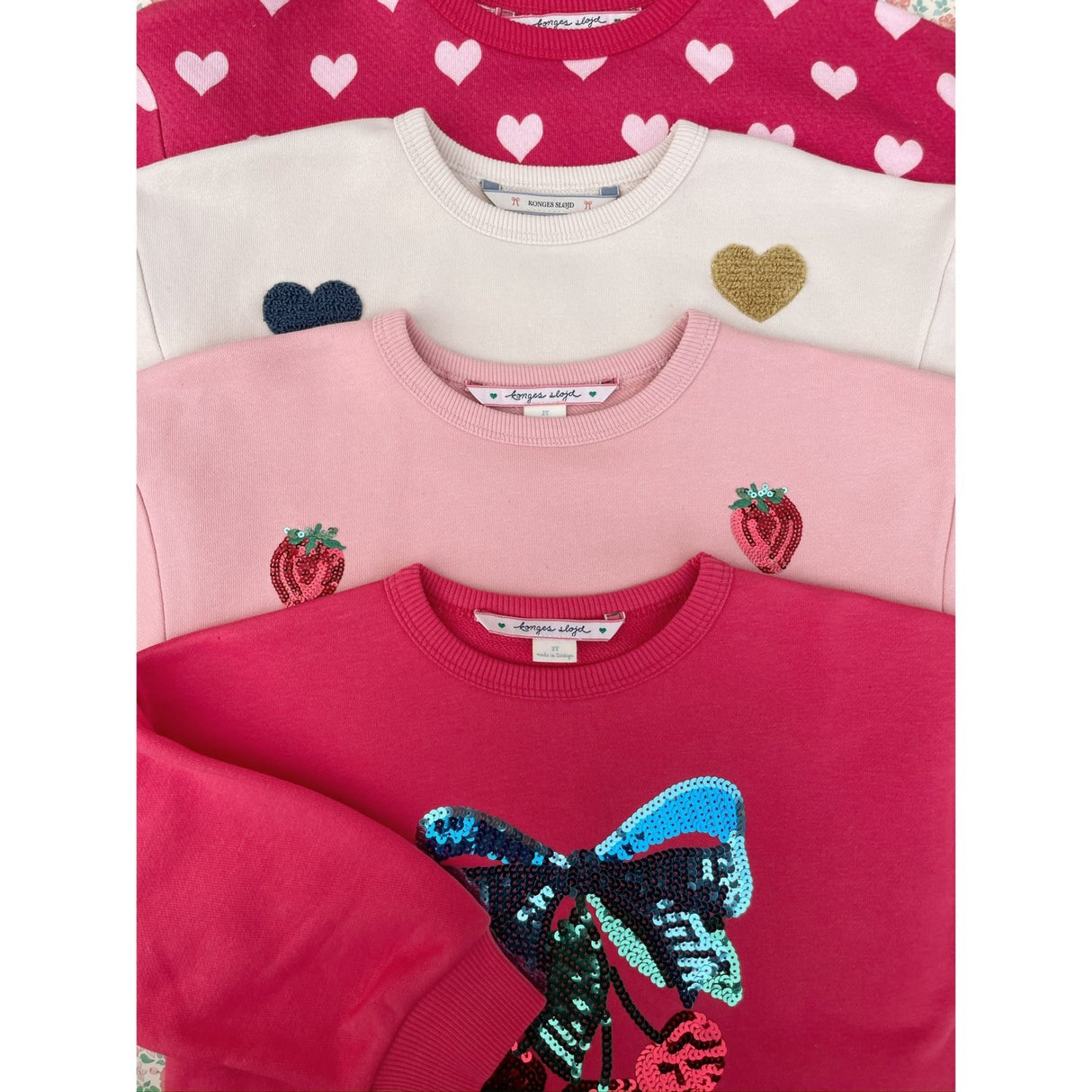 Konges Sløjd Mellow Rose Lou Paljet Sweat Skjorta Ocs