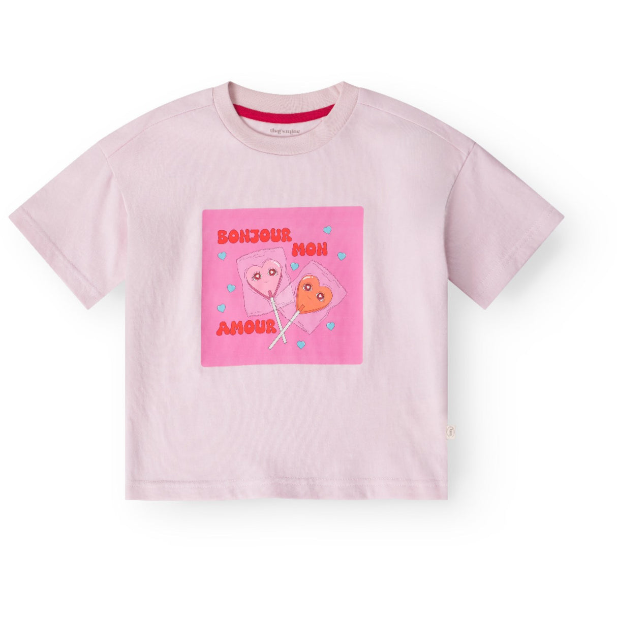 That's Mine Bonjour Mon Amour Vilde Oversized T-Shirt