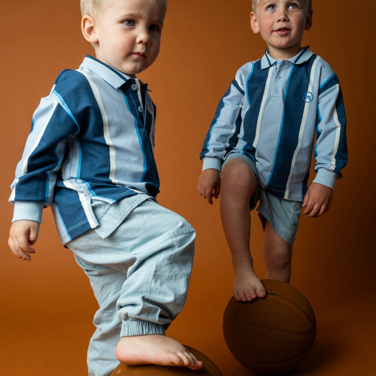 That's Mine Multi Stripe Victor Pikétröja Skjorta