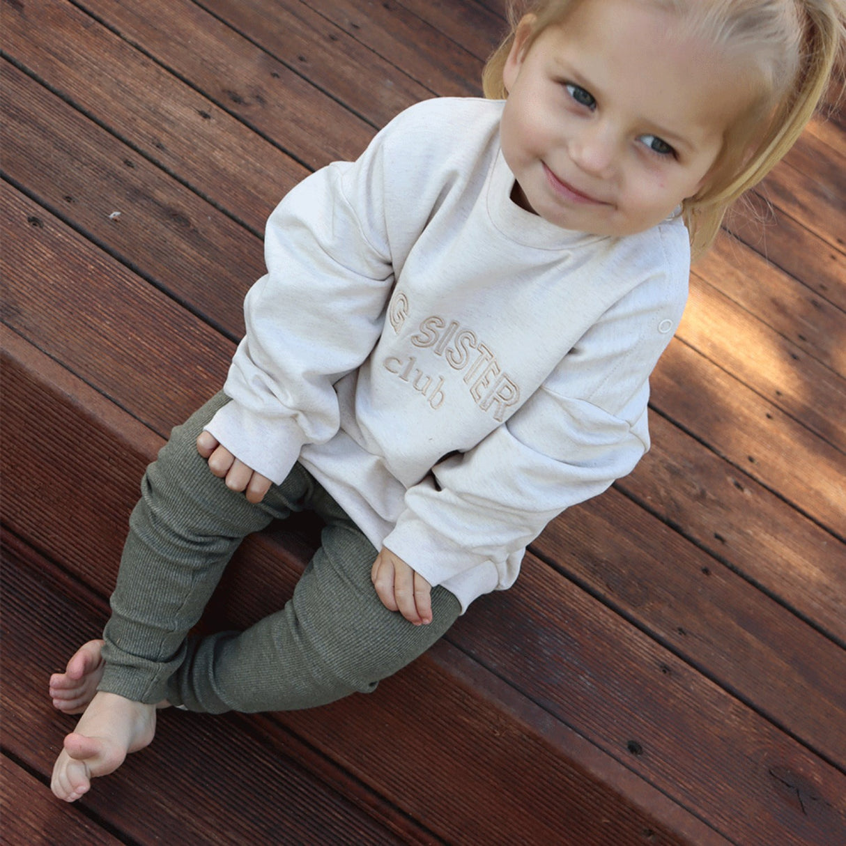 That's Mine Green Melange Cana Leggings