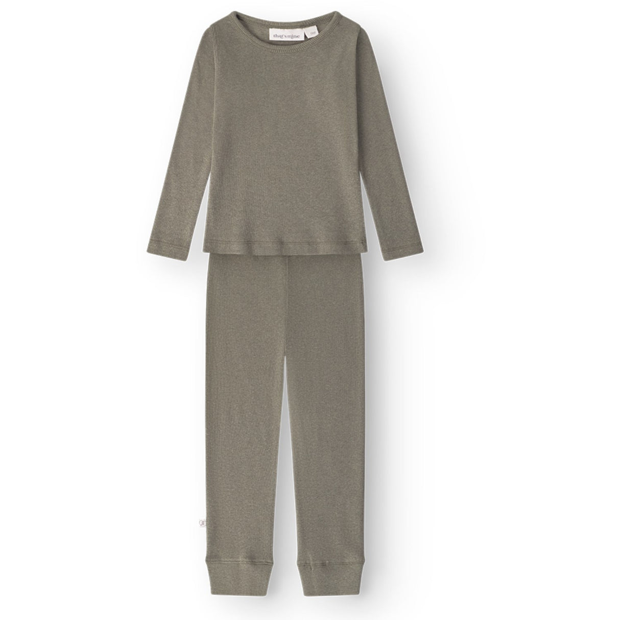 That's Mine Green Melange Christer Homewear Sett