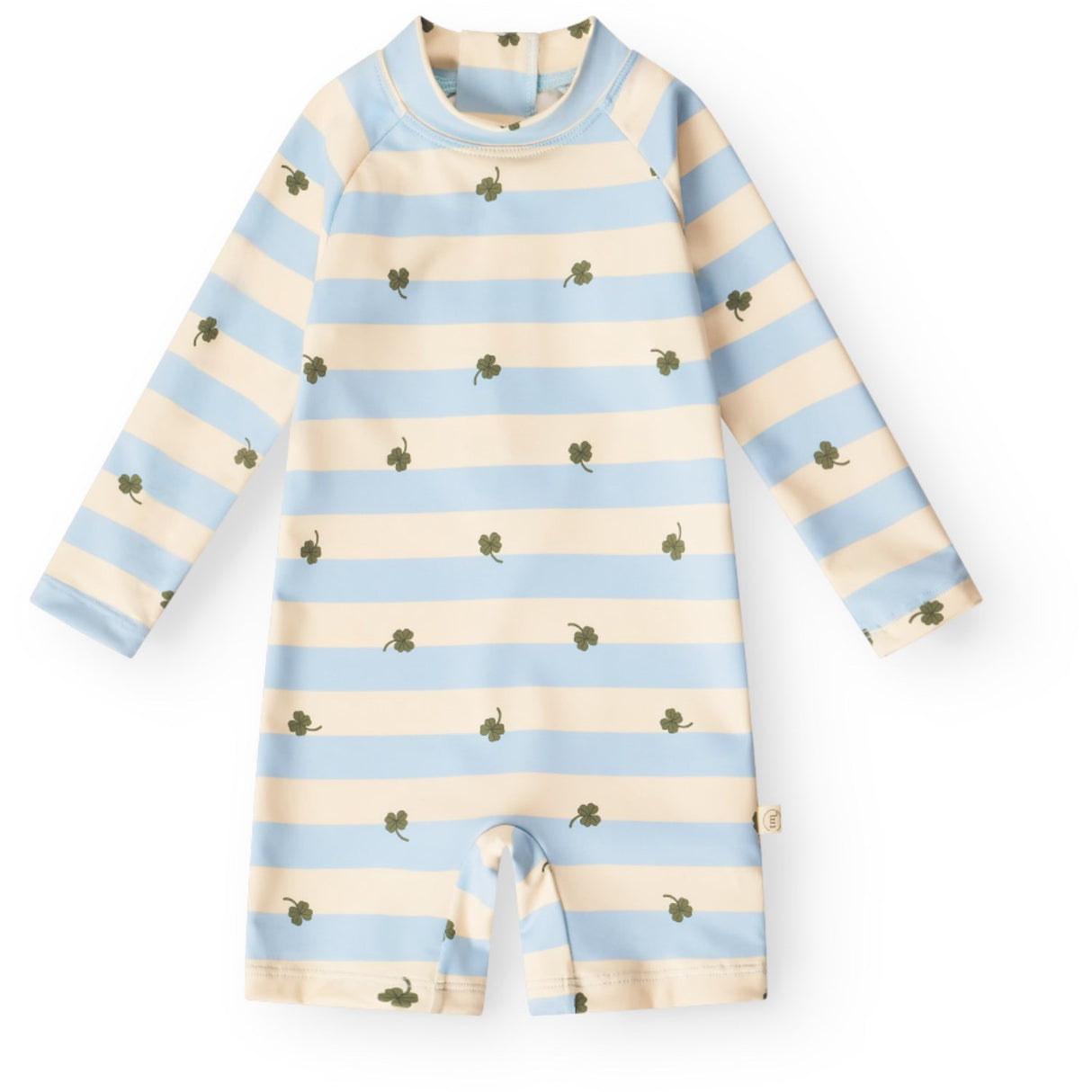 That's Mine Clover Stripes Sune Swim Onesie