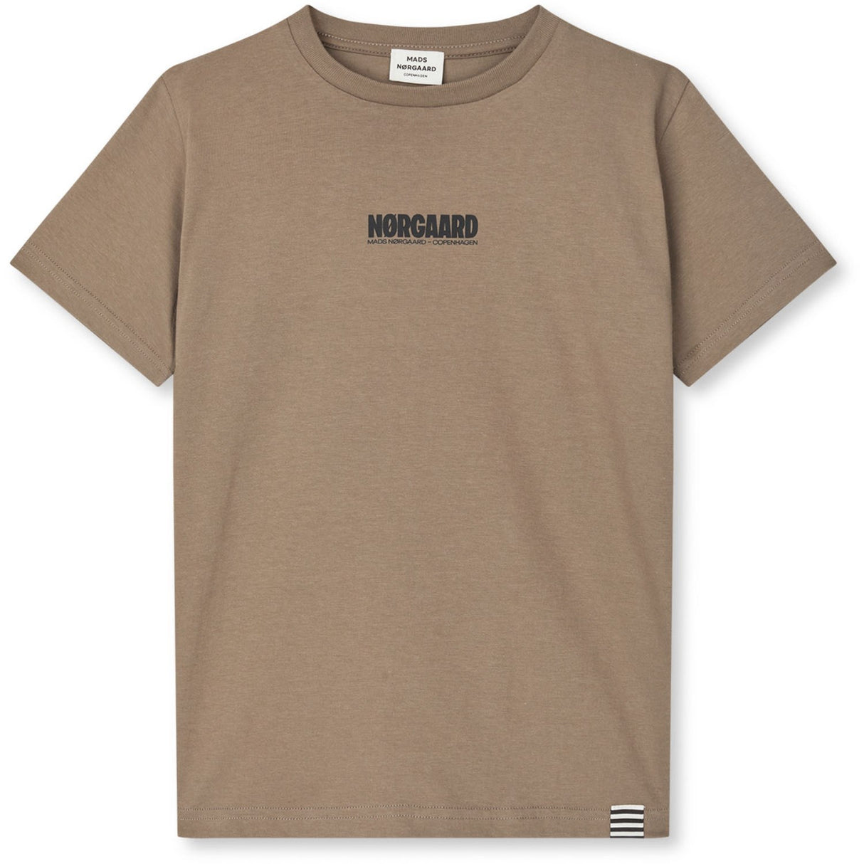 Mads Nørgaard Walnut Printed Logo Thorlino Tee