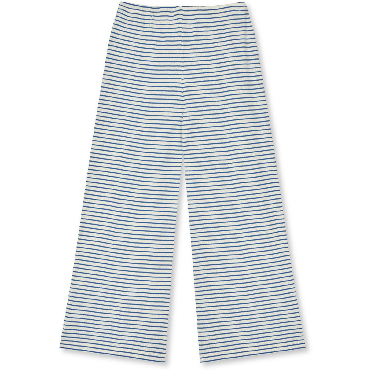 Mads Nørgaard Vanilla Ice/Bright Cobalt 2X2 Bomull Stripe Verona Byxor