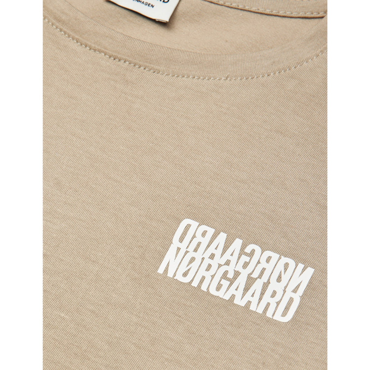 Mads Nørgaard Plaza Taupe Single Bomull Tuvina Mini Spegel Tee