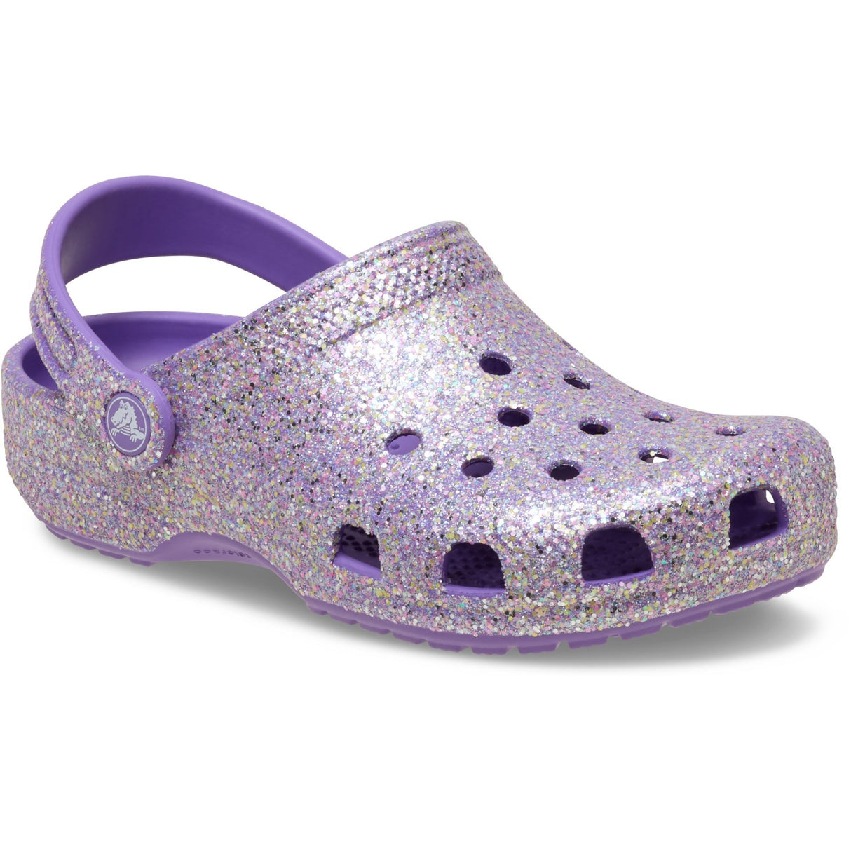 Crocs Purple Classic Fantasy Glitter Clog K Ppl