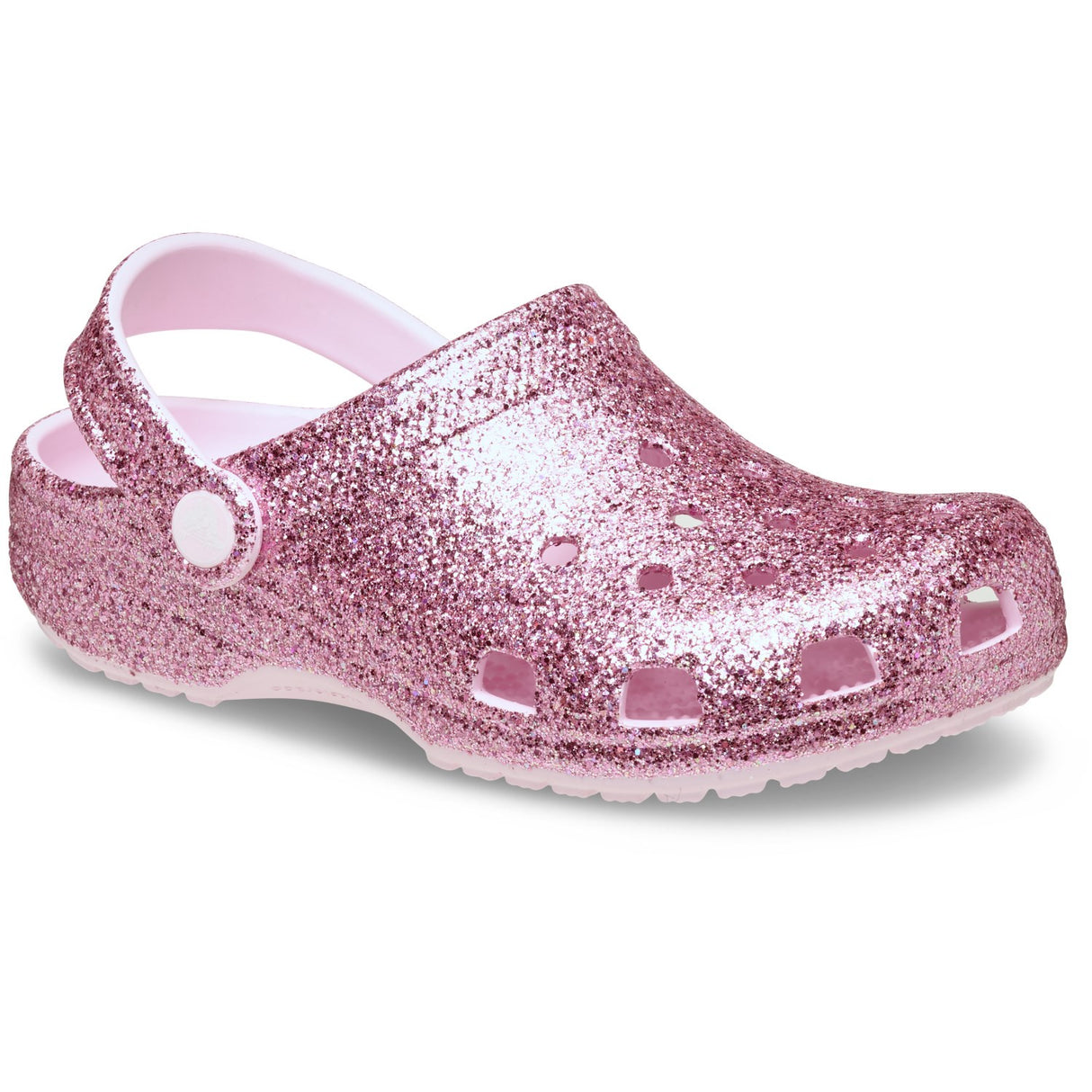 Crocs Pink Milk Classic Chunky Glitter Clog T PkM