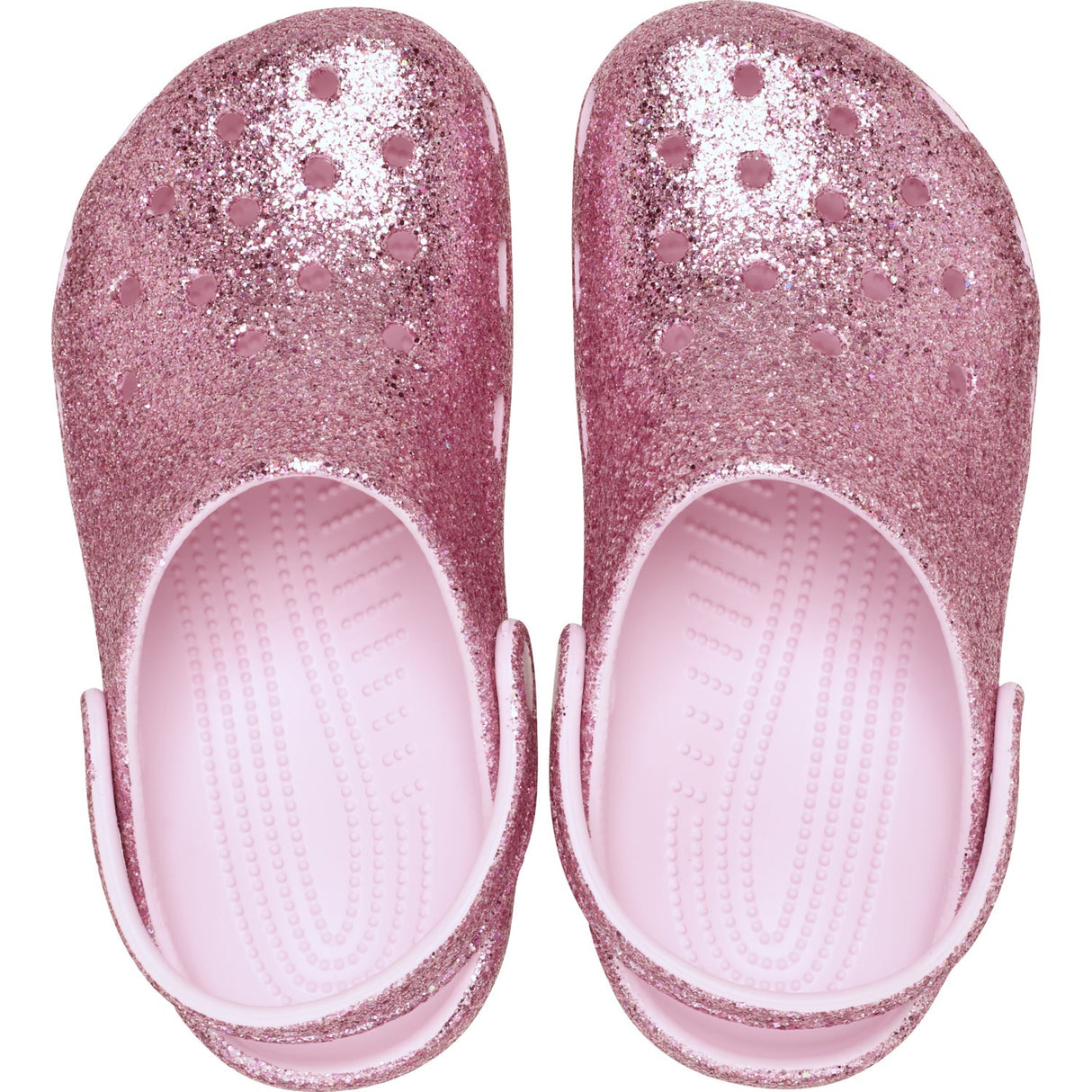 Crocs Pink Milk Classic Chunky Glitter Clog K PkM