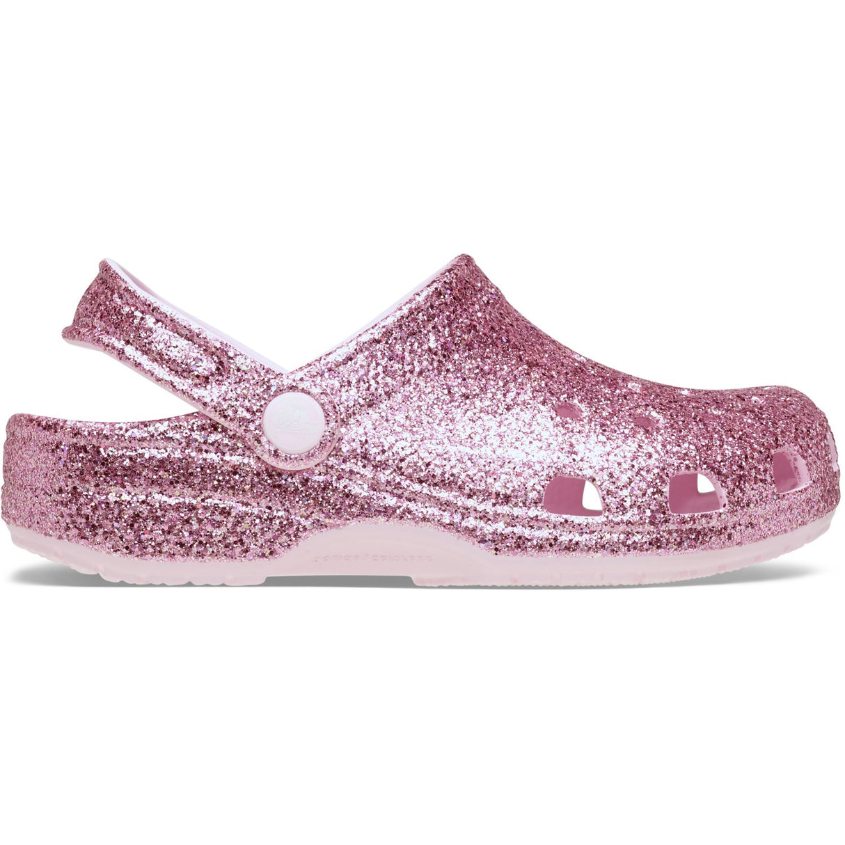 Crocs Pink Milk Classic Chunky Glitter Clog T PkM