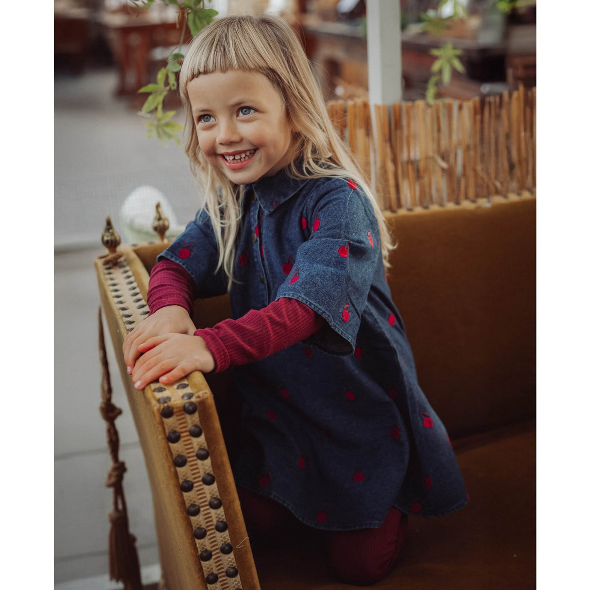 Fliink Burgendy Kenna Ls Blus