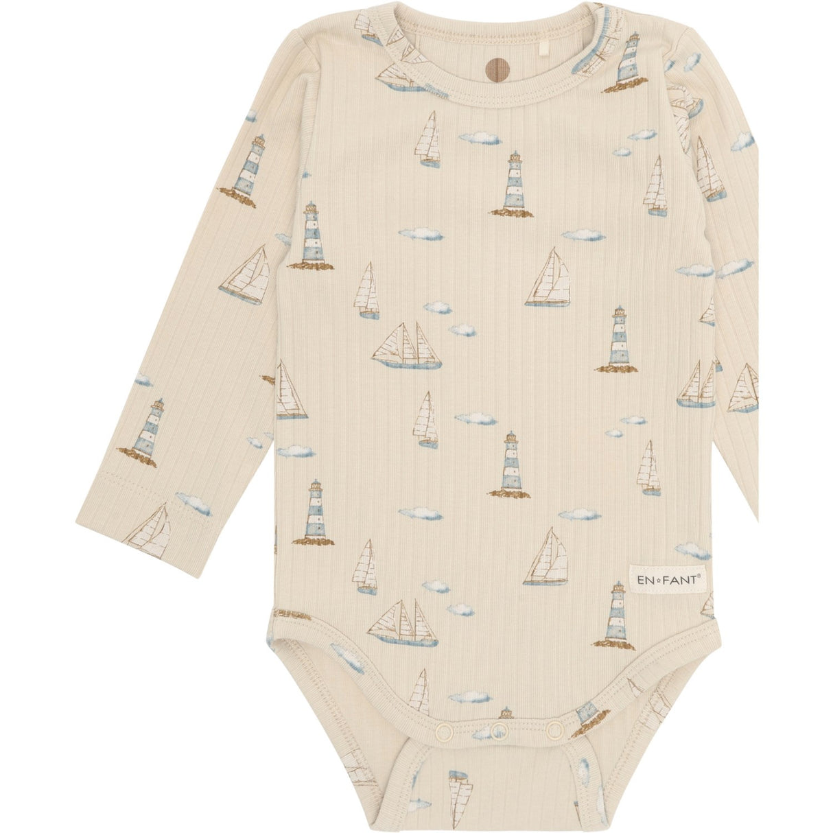 En Fant Fog Body Ls Rib Aop