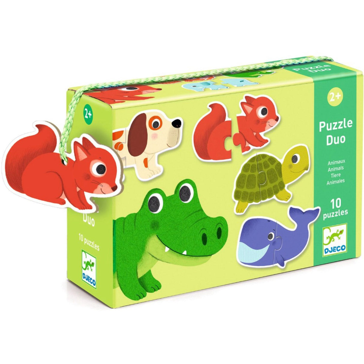 Djeco Puzzle Duo, Djur