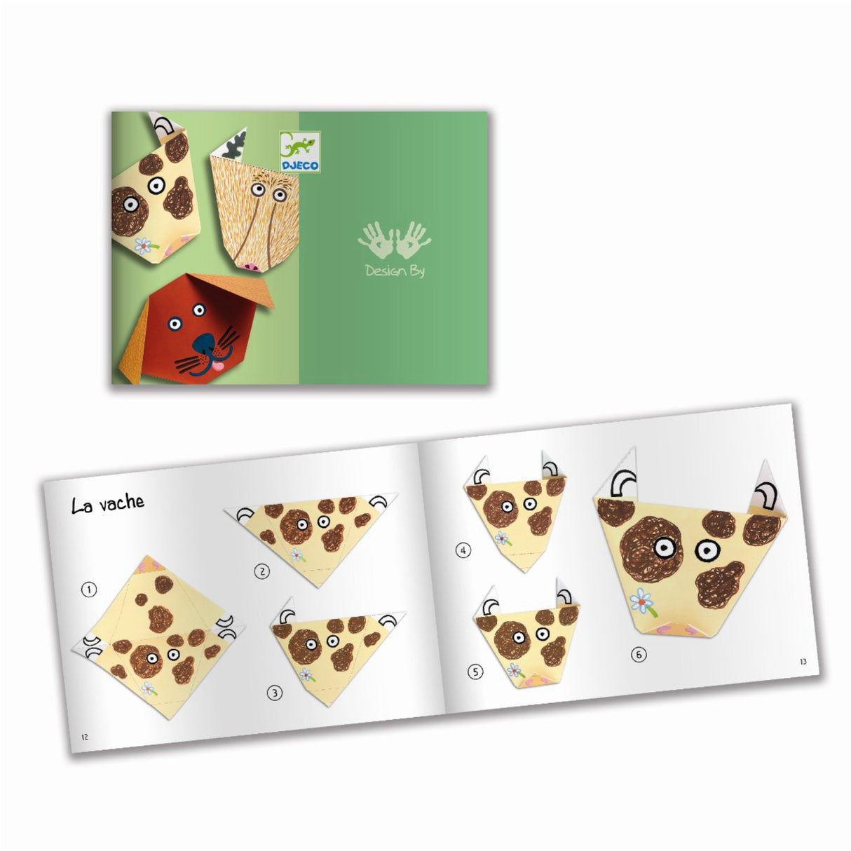 Djeco Origami - Djurhuvuden