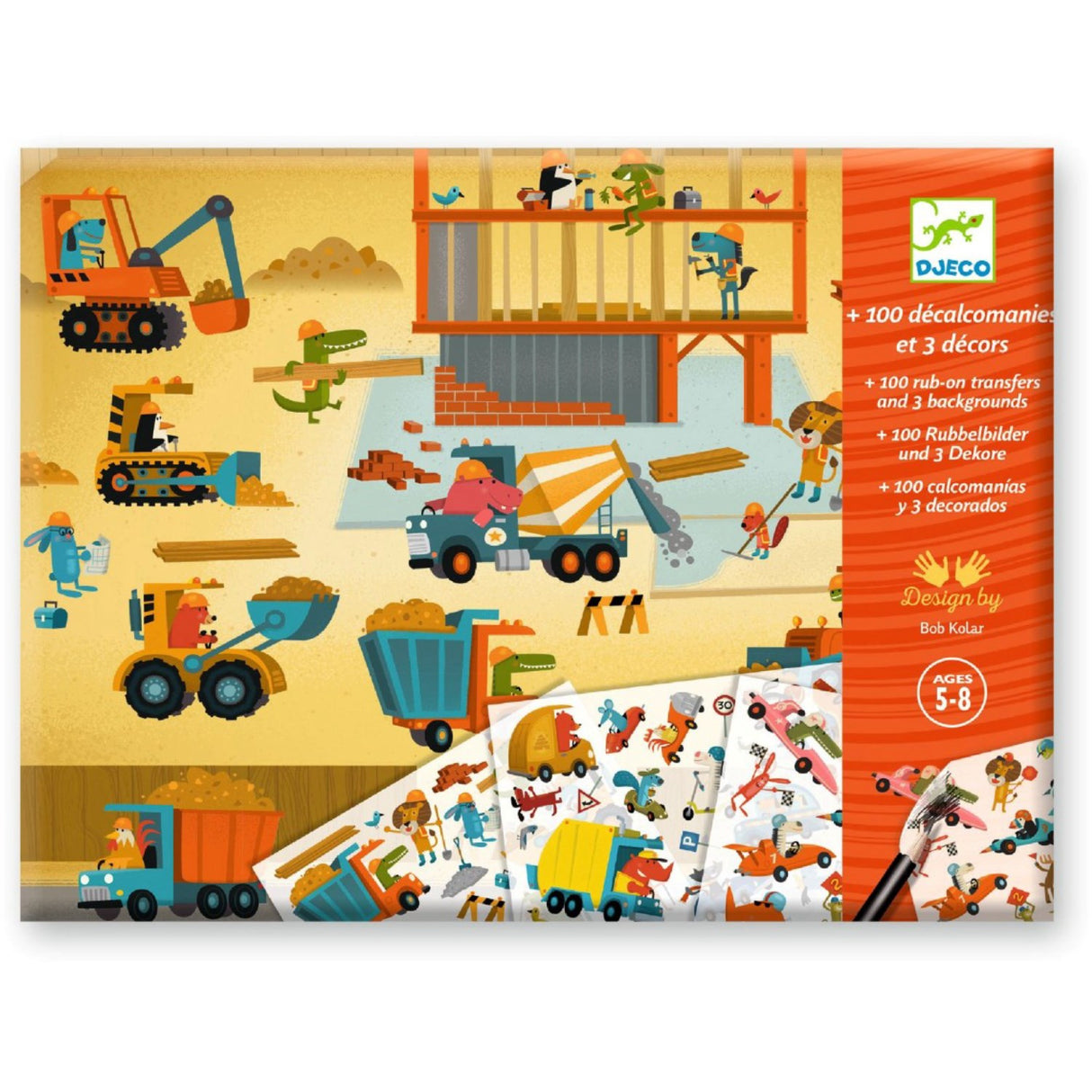 Djeco-dekaler, asfalt