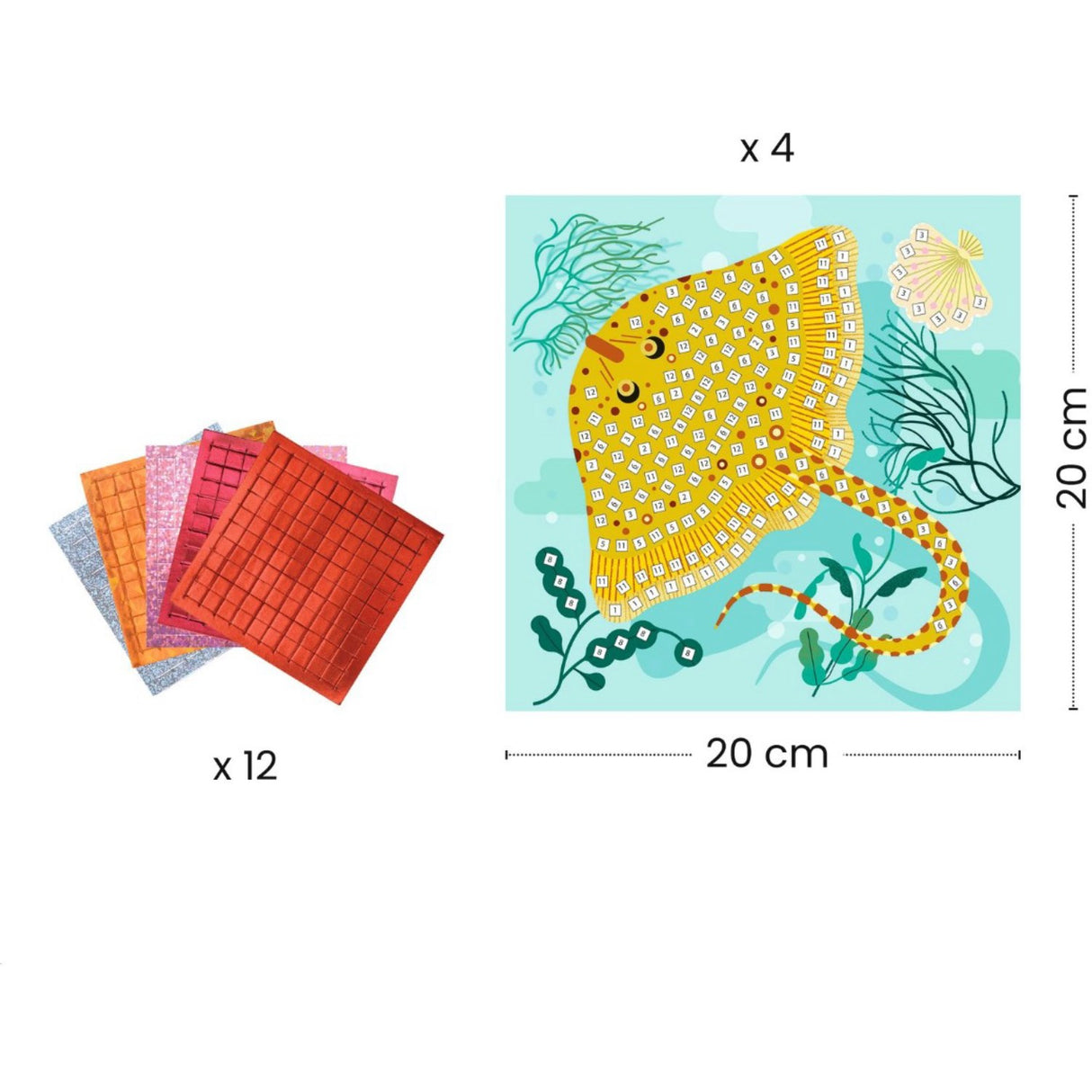 Djeco-mosaiken, under havet