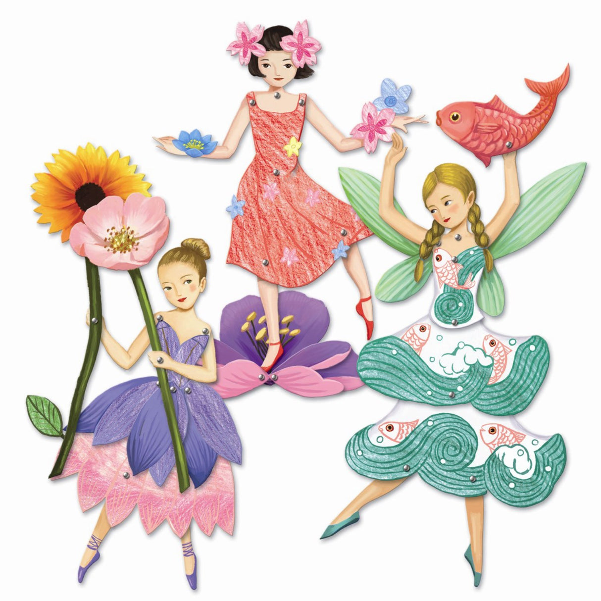 Djeco Creative Jumping Figures, Féer