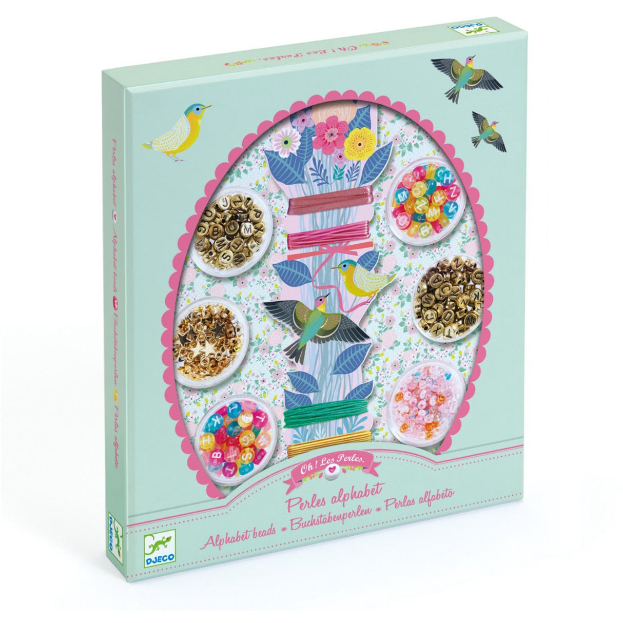 Djeco Creative Beads - Alfabetpärlor