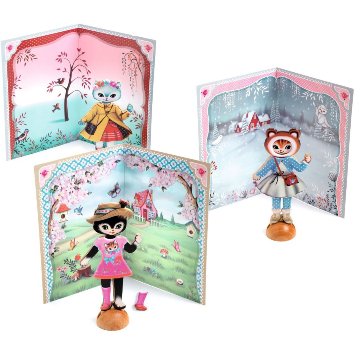 Djeco Creative Collage, Den lilla garderoben