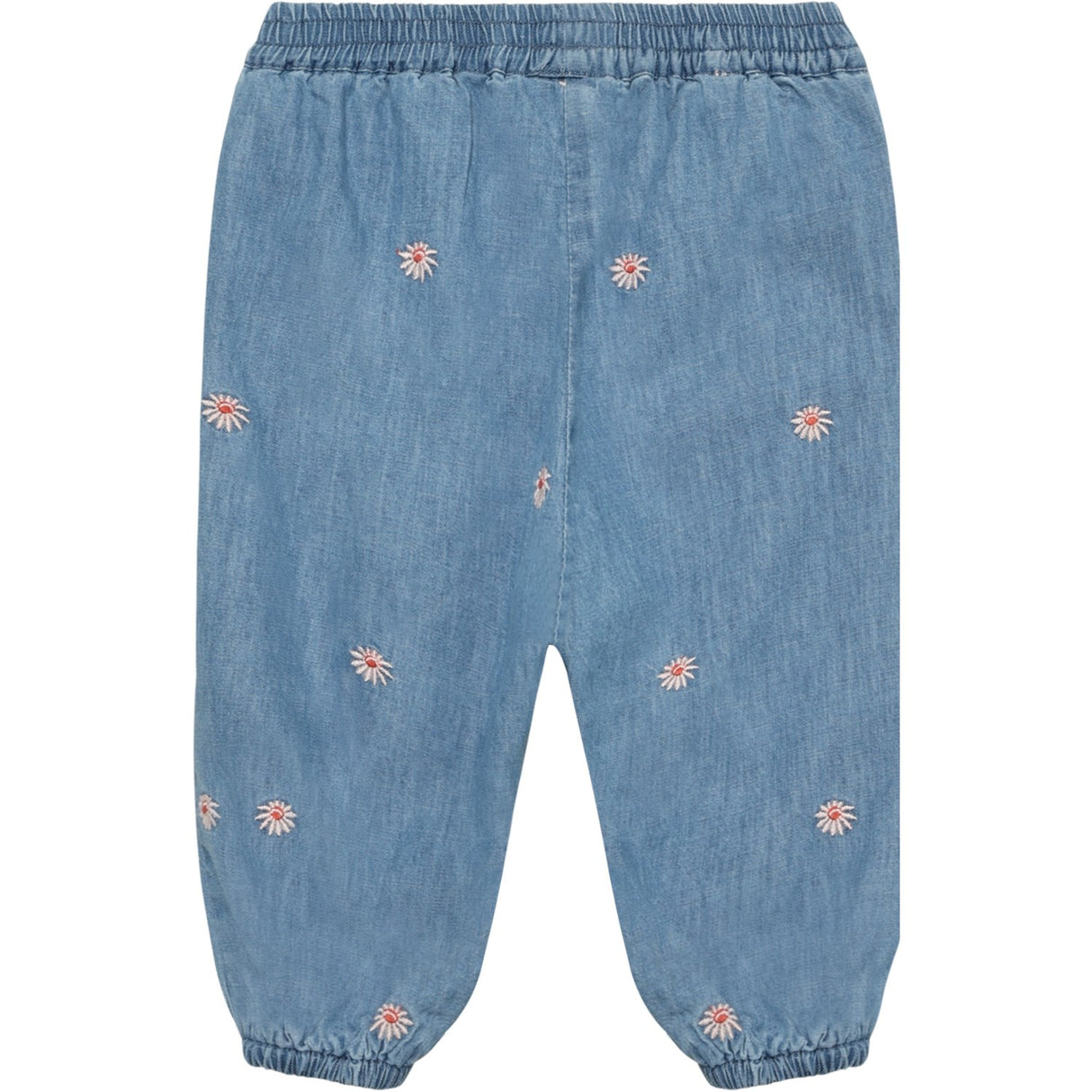 Minymo Faded Denim Byxor Emb. Chambray M/ Lining