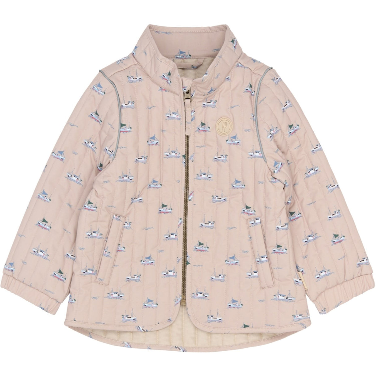 Petit Piao Oxford Tan Boat AOP PPEver Thermo Jacka