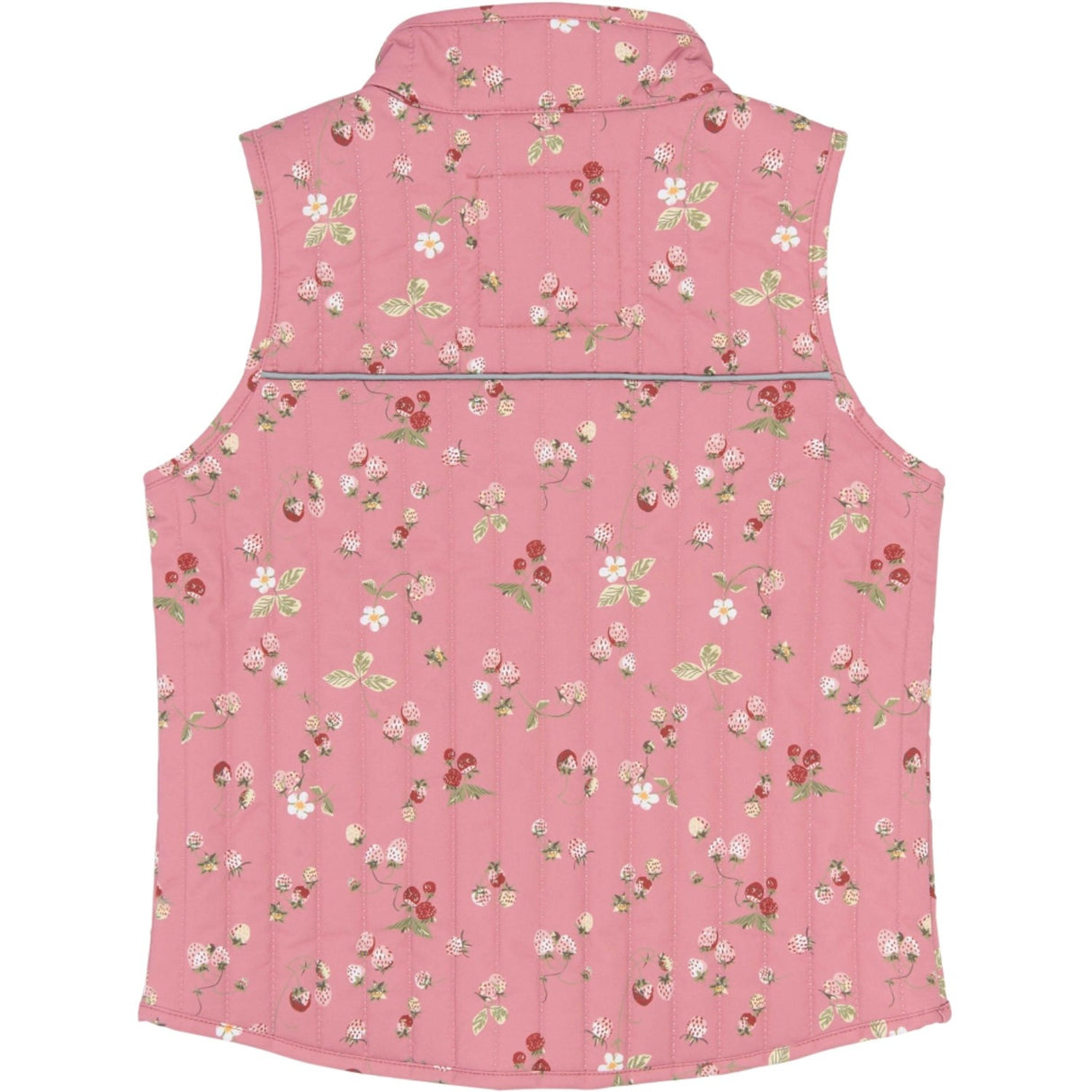 Petit Piao Dusty Rose Strawberry AOP PPEver Thermo Waistcoat