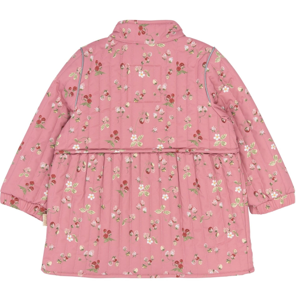 Petit Piao Dusty Rose Strawberry AOP PPEver Thermo Long Jacka