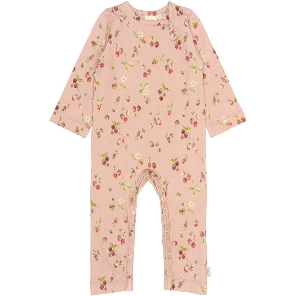 Petit Piao Misty Rose Strawberry AOP PPStar L_S Byxdress