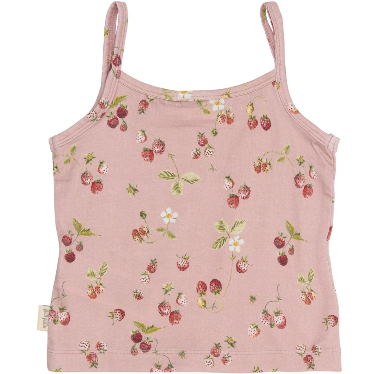 Petit Piao Misty Rose Strawberry AOP PPStar Girls Undertröja 2-pack