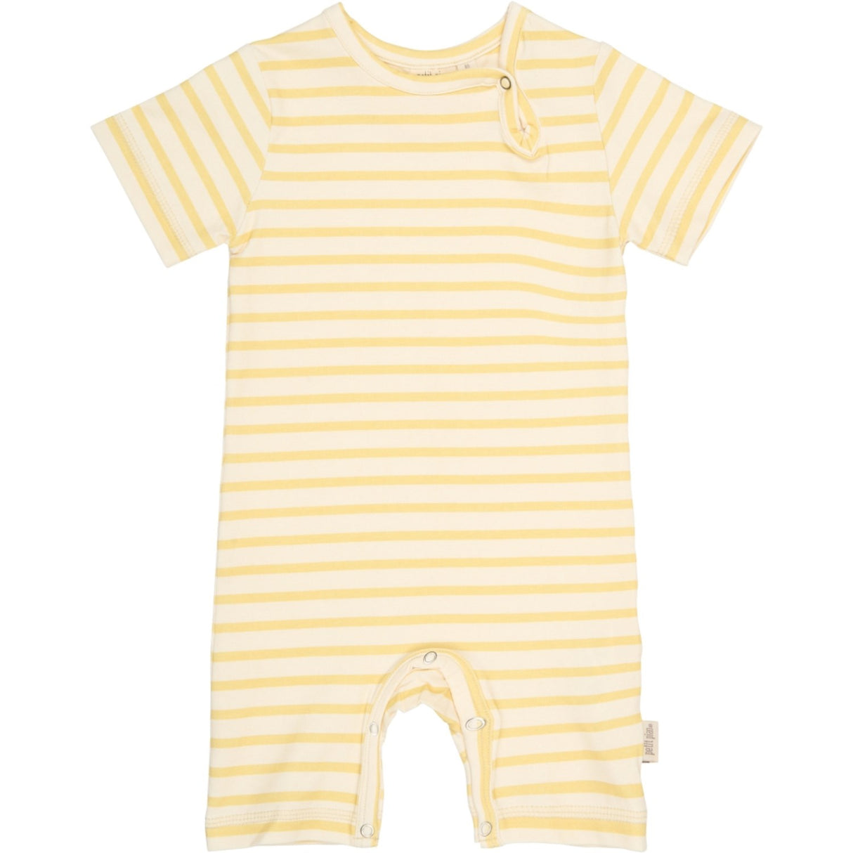 Petit Piao Dusky Citron Striped Ppsun S_S Byxdress
