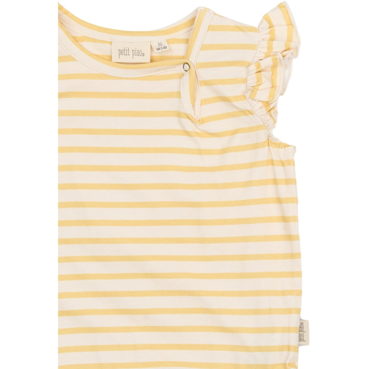 Petit Piao Dusky Citron Striped Ppsun S_L Klänning