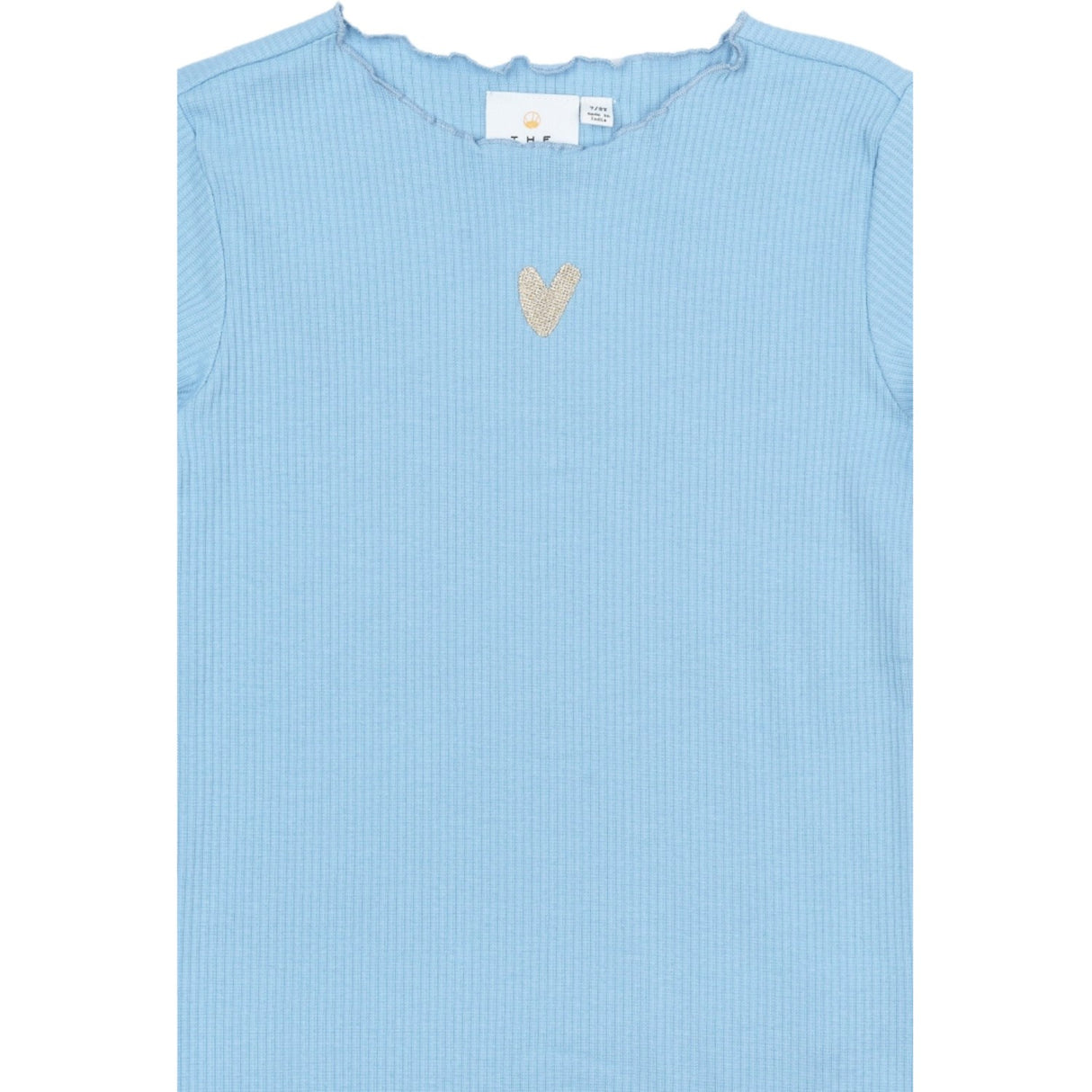 The New Forever Blue Tnrya L_S Rib Tee