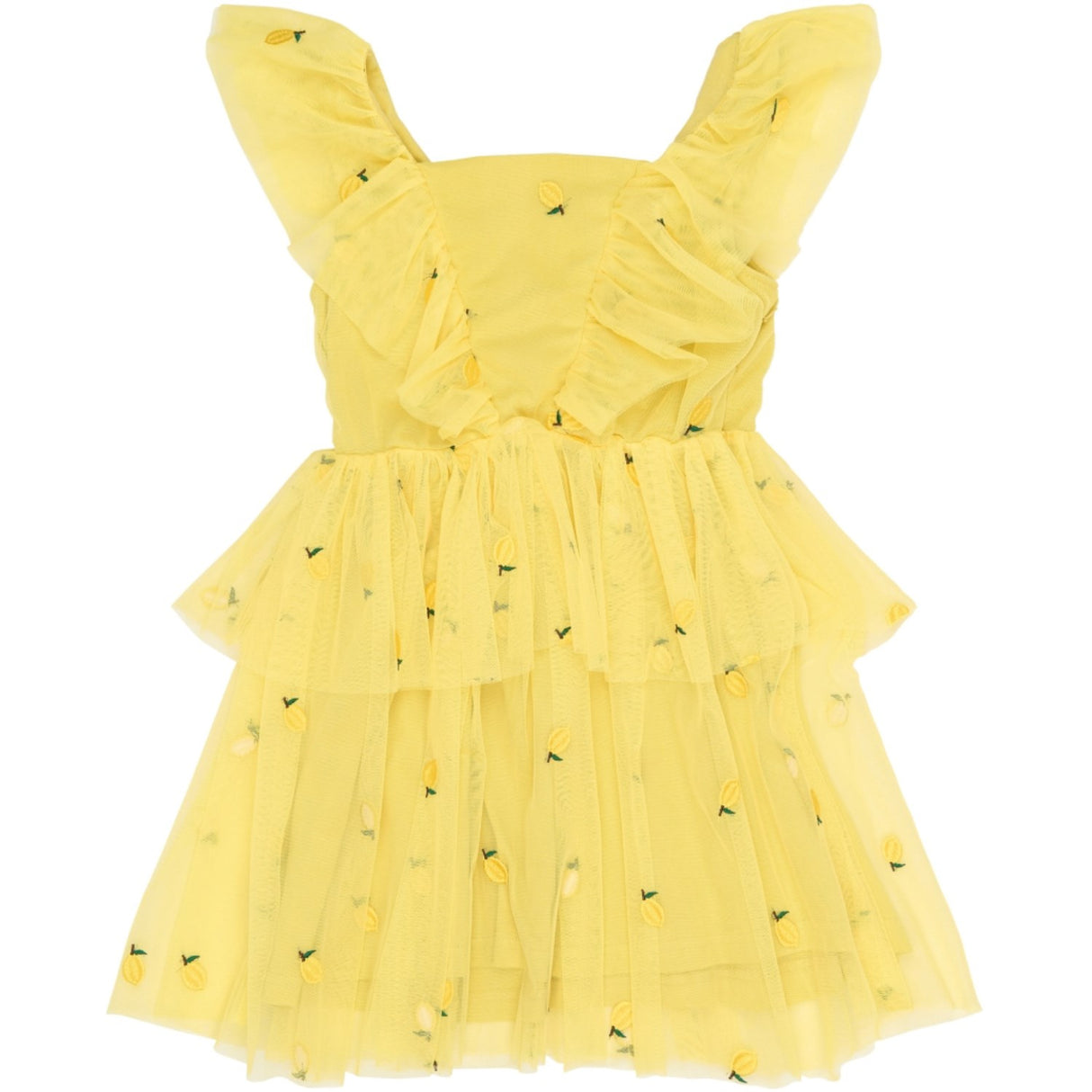 The New Dusky Citron Emb Tnsabbie S_L Klänning