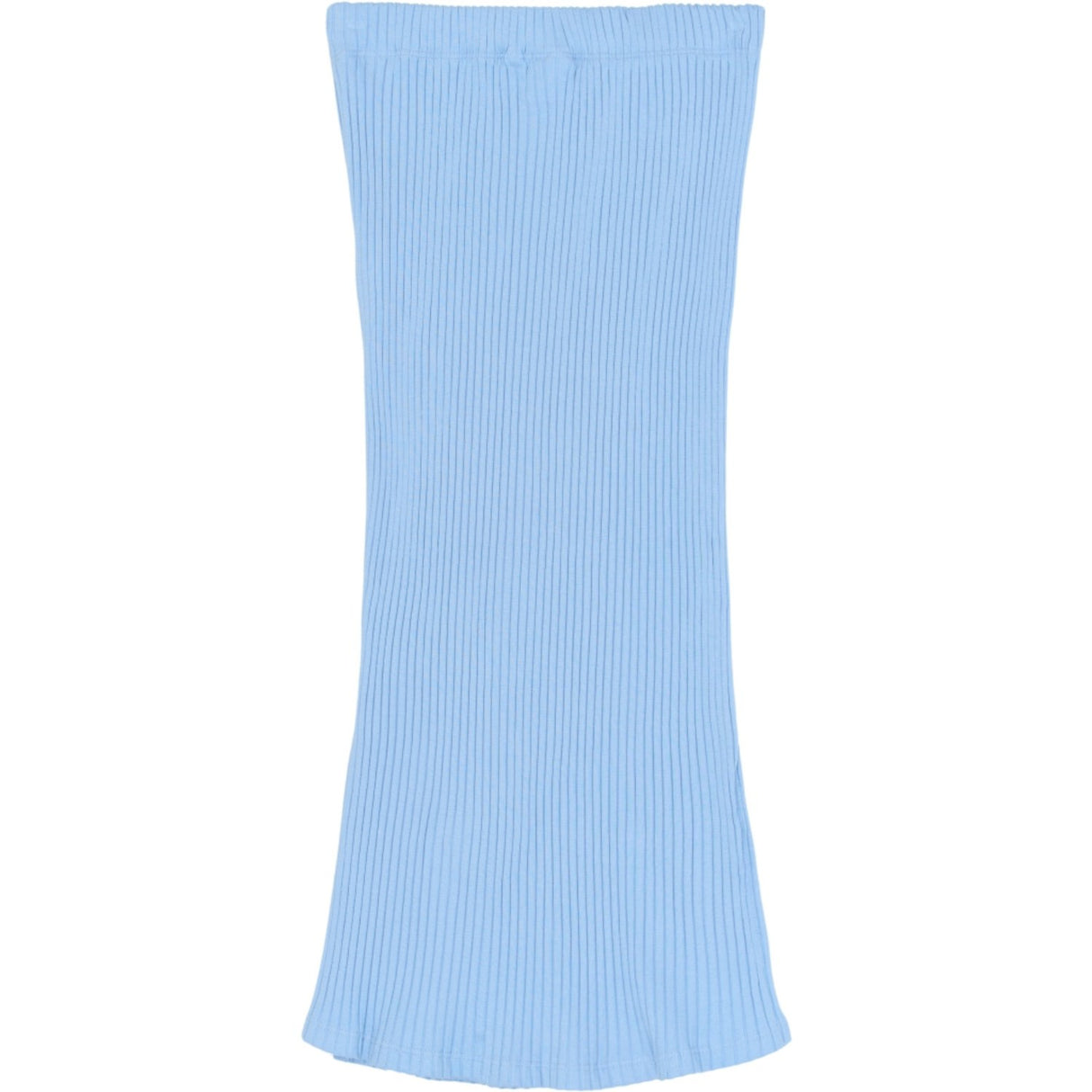The New Forever Blue Tntove Long Rib Kjol