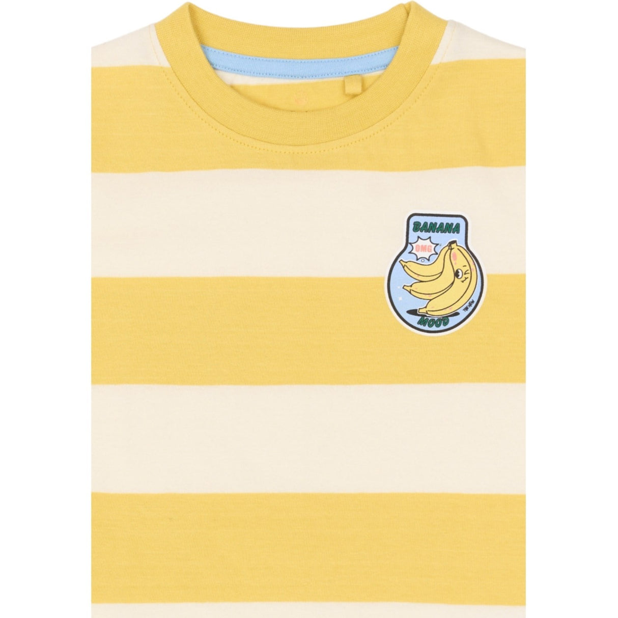 THE NEW Siblings Cream Gold Striped Tnsttrevor Os S_S Tee