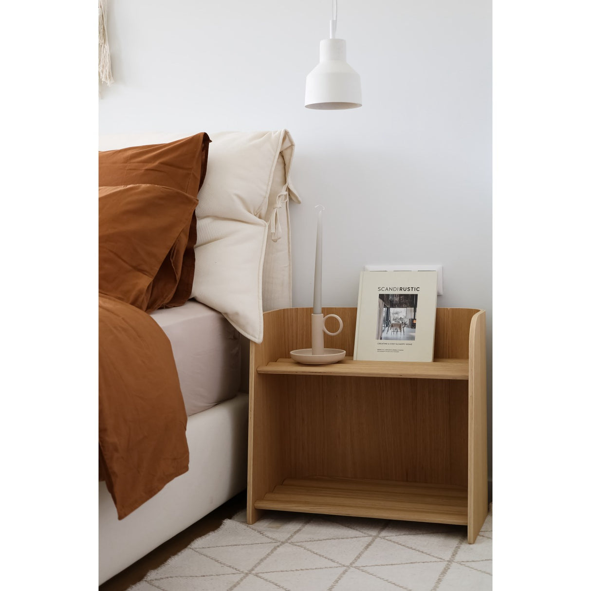 Curve Lab Natural Small Curvy Bokhylla