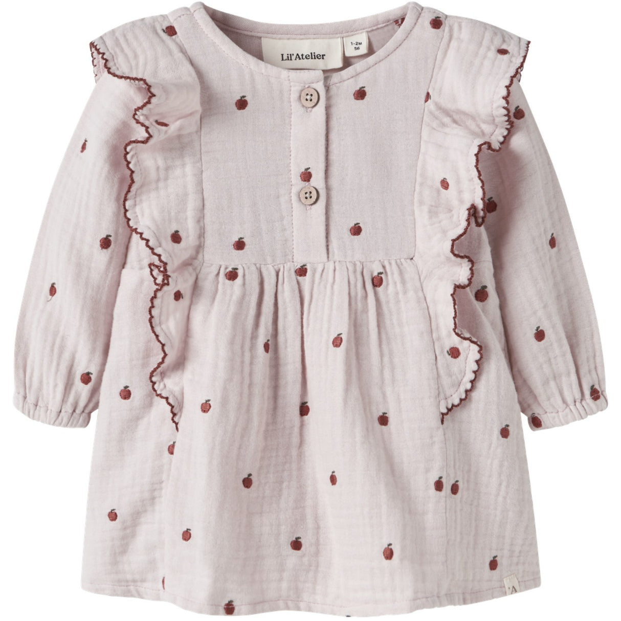 Lil'Atelier Hushed Violet Nbfkamma Ls Loose Body Klänning Lil