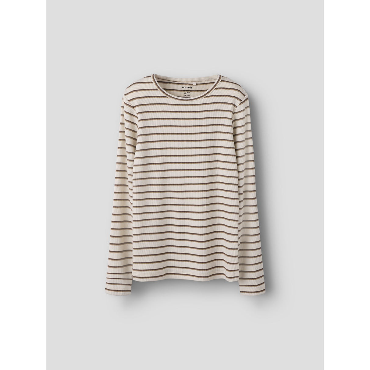 Name It Antique White Nkflulaho Ls Slim Topp