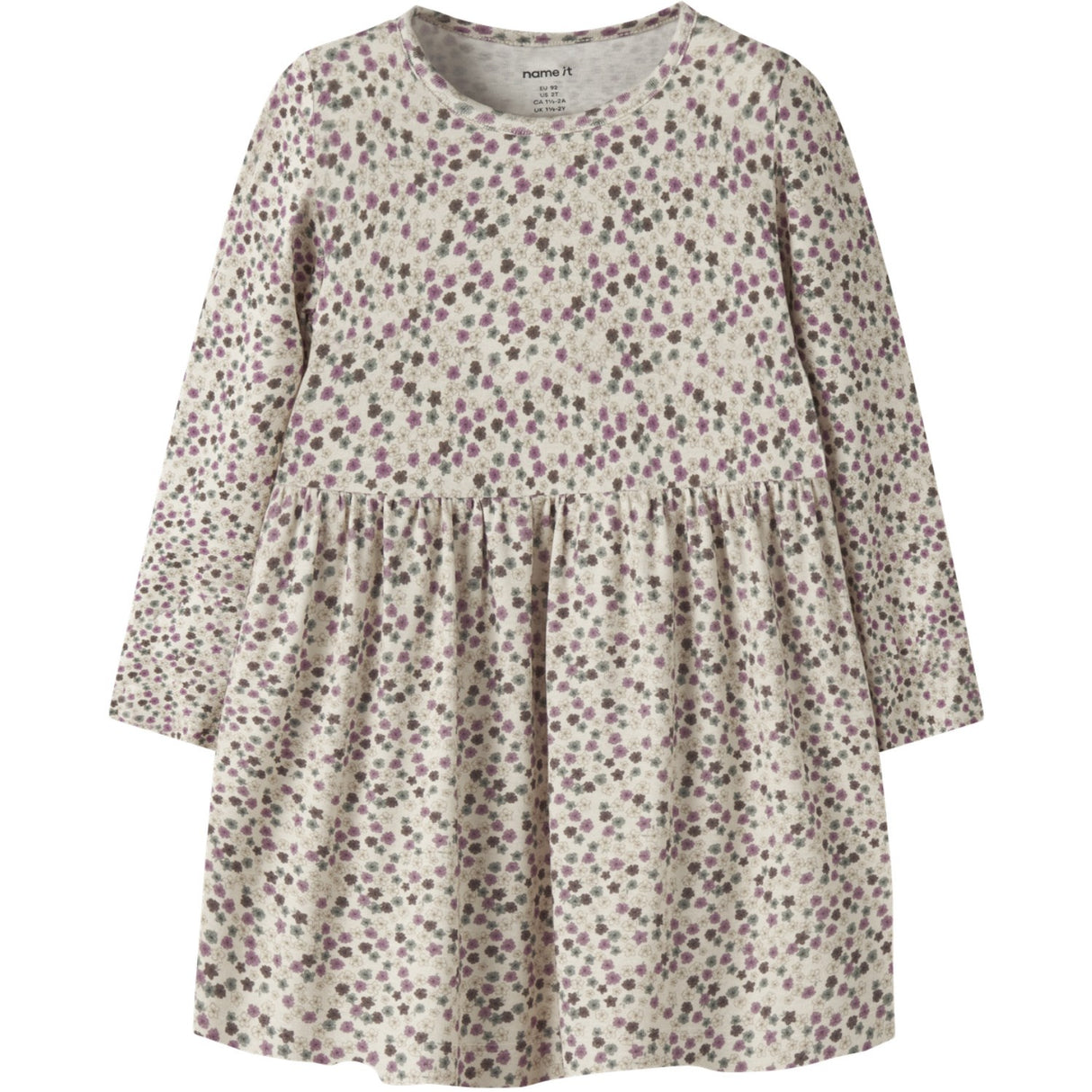 Name It Antique White Nmflianna Ls Klänning